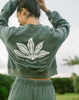 W's Naupaka Cropped Boxy Pullover