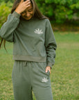 W's Naupaka Cropped Boxy Pullover