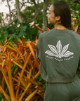 W's Naupaka Cropped Boxy Pullover