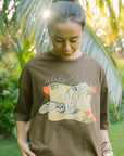 W's Flying Pueo Boyfriend Tee