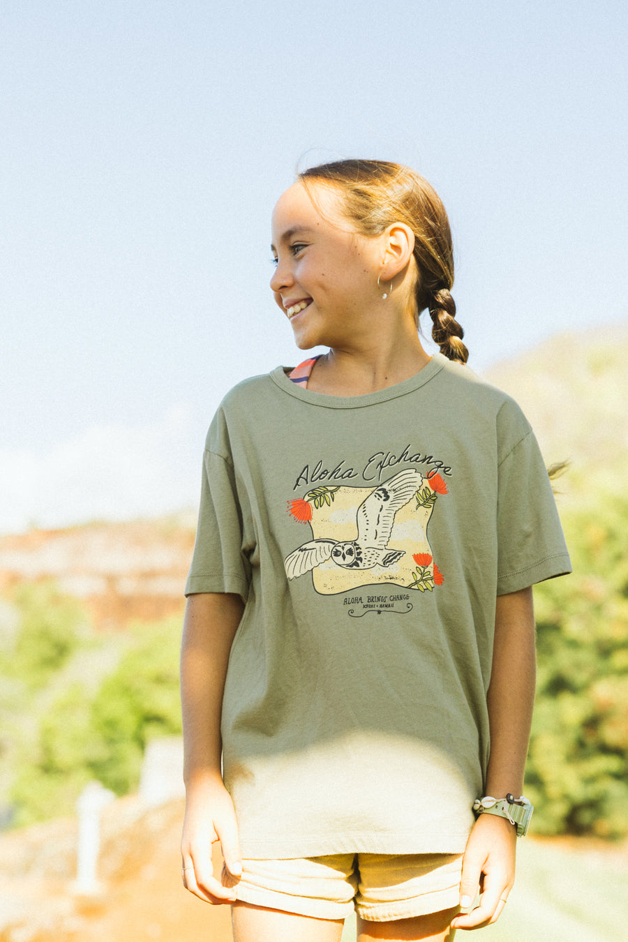 Flying Pueo Youth Tee