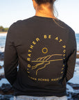 W's I'd Rather Be At Polihale Longsleeve Tee