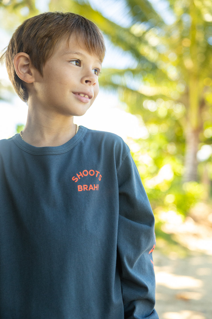 Shoots Brah Youth Longsleeve Tee