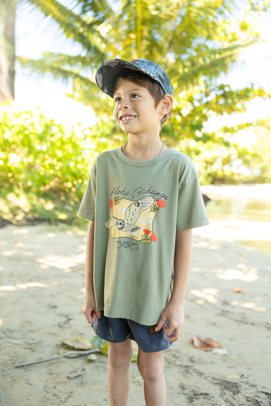 Flying Pueo Youth Tee