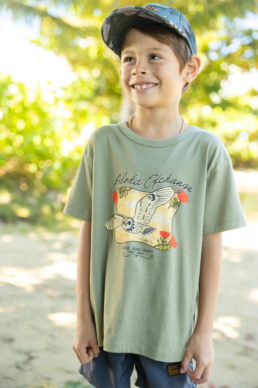 Flying Pueo Youth Tee