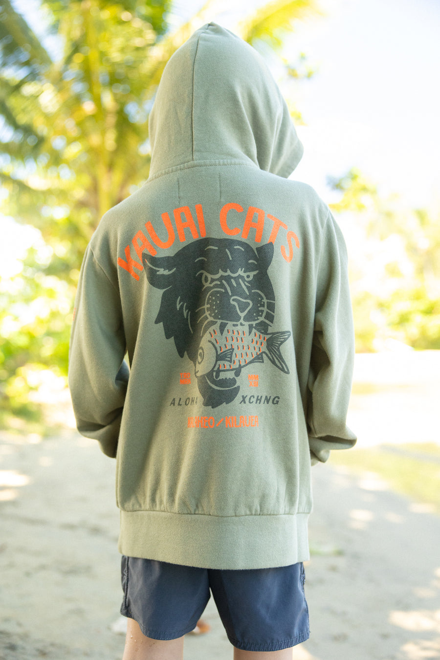 Kauai Cat Fish Youth Pullover Hoodie