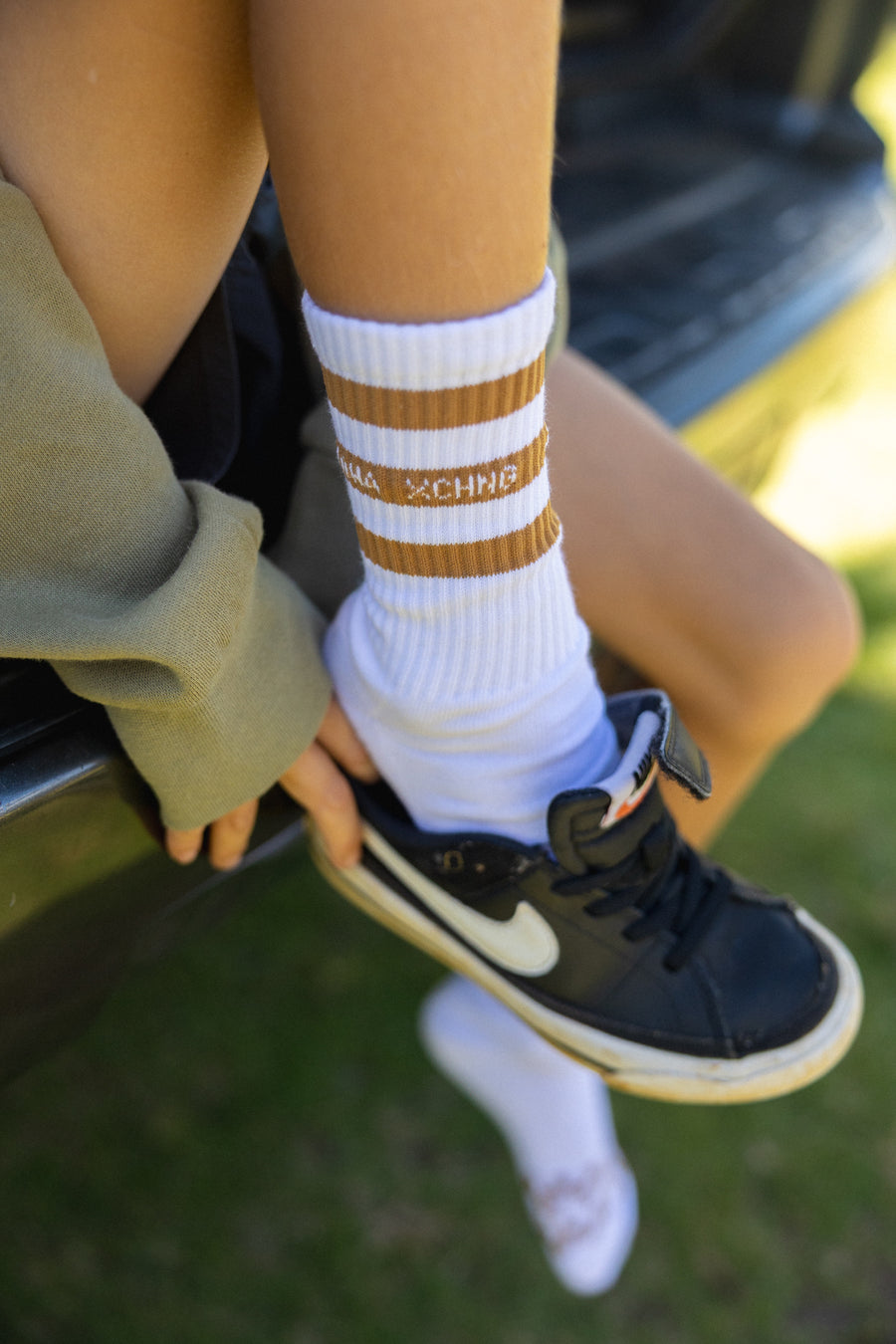 Youth Aloha Stripe Socks