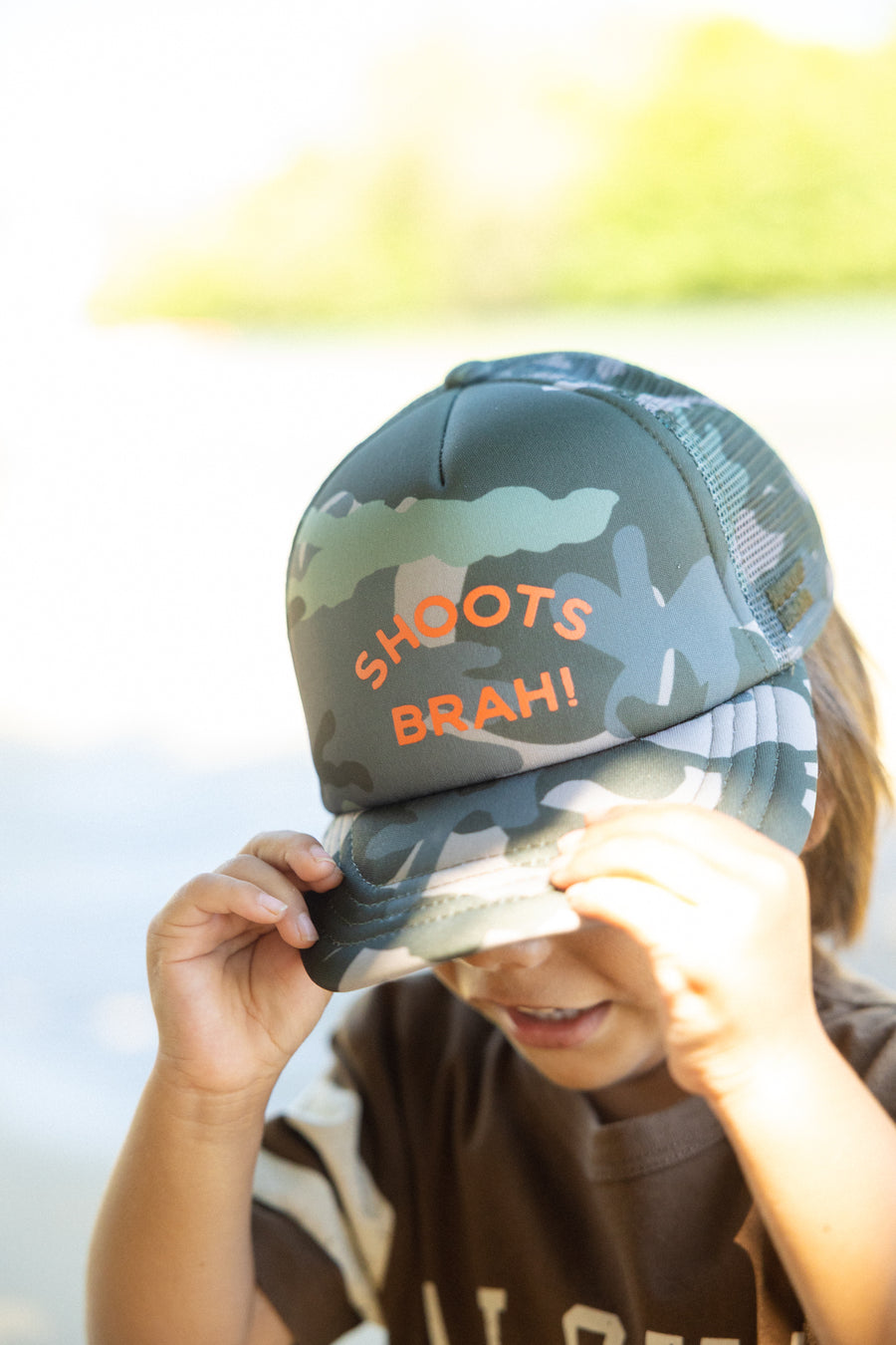 Shoots Brah Keiki Foam Trucker - Orange
