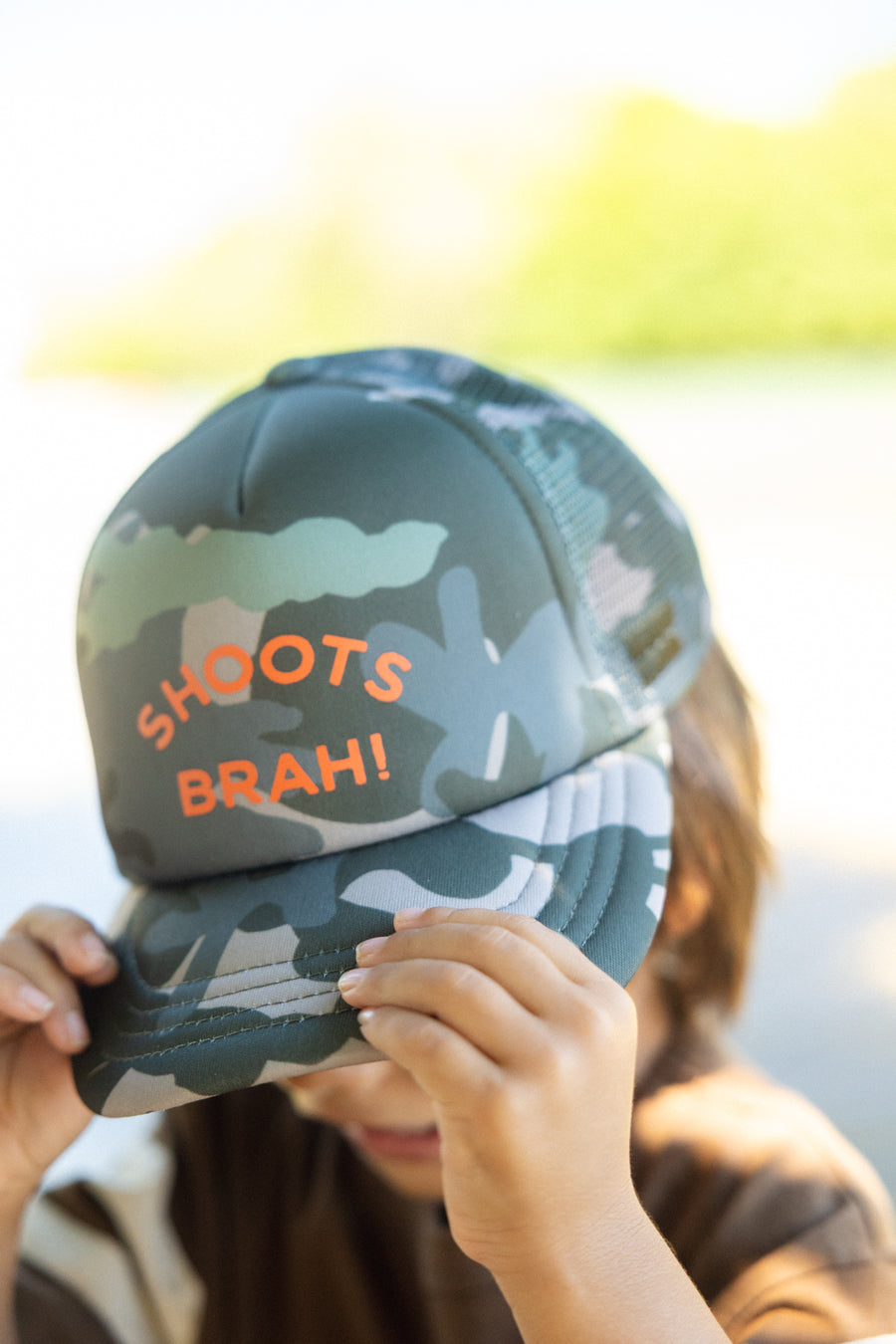 Shoots Brah Keiki Foam Trucker - Orange