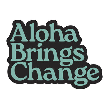 ABC Stacked Sticker - 4" / Teal