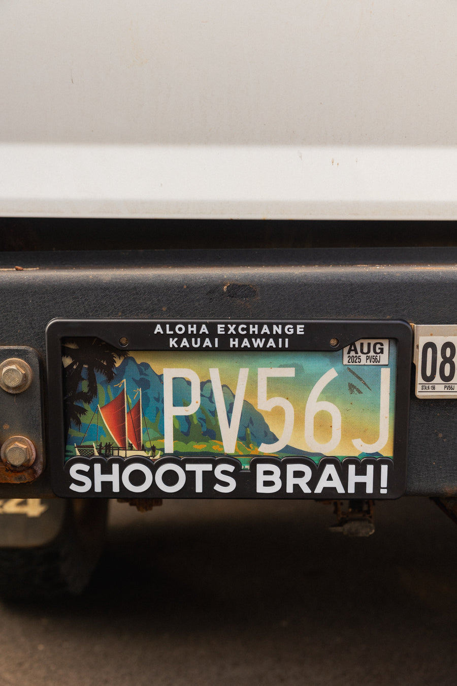 Shoots Brah! License Plate Cover