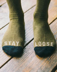 M's Classic Stripe Socks - Military
