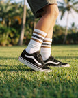 Youth Aloha Stripe Socks - Gold & Black