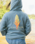 Tropical Heliconia Youth Pullover Hoodie