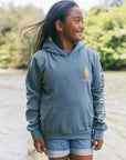 Tropical Heliconia Youth Pullover Hoodie