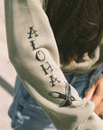W's Mynah Tattoo Plush Pullover Hoodie