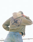 W's Mynah Tattoo Plush Pullover Hoodie