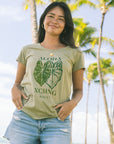 W's Kalo Block Print Scoop Tee