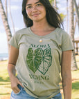 W's Kalo Block Print Scoop Tee