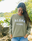 W's Kona Winds Plush Oversized Crew