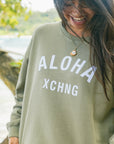 W's Kona Winds Plush Oversized Crew