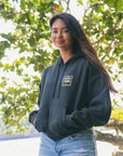 W's Maile Box Logo Plush Pullover Hoodie