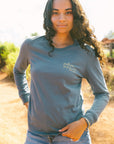 W's Kauai Map Longsleeve Tee