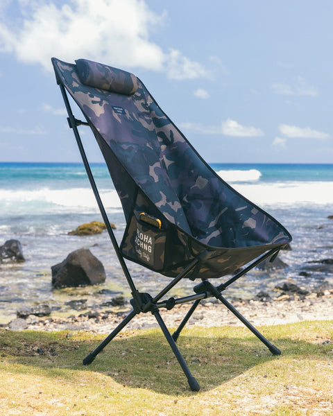 Chillin' campeeps アウトドアチェア Try Relax Camp Chair - Camo – Aloha Exchange