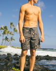 M's Rippah Shreddah 18" Boardshorts - Pua Pop