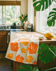 Hibiscus Blooms Tea Towel