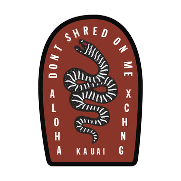 Don't Shred Sticker