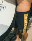M's Side Pali Boardshort 20" - Black Letter
