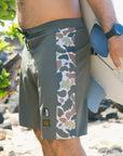 M's Side Pali Boardshort 20" - Nene Camo