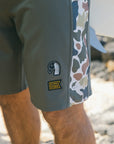 M's Side Pali Boardshort 20" - Nene Camo