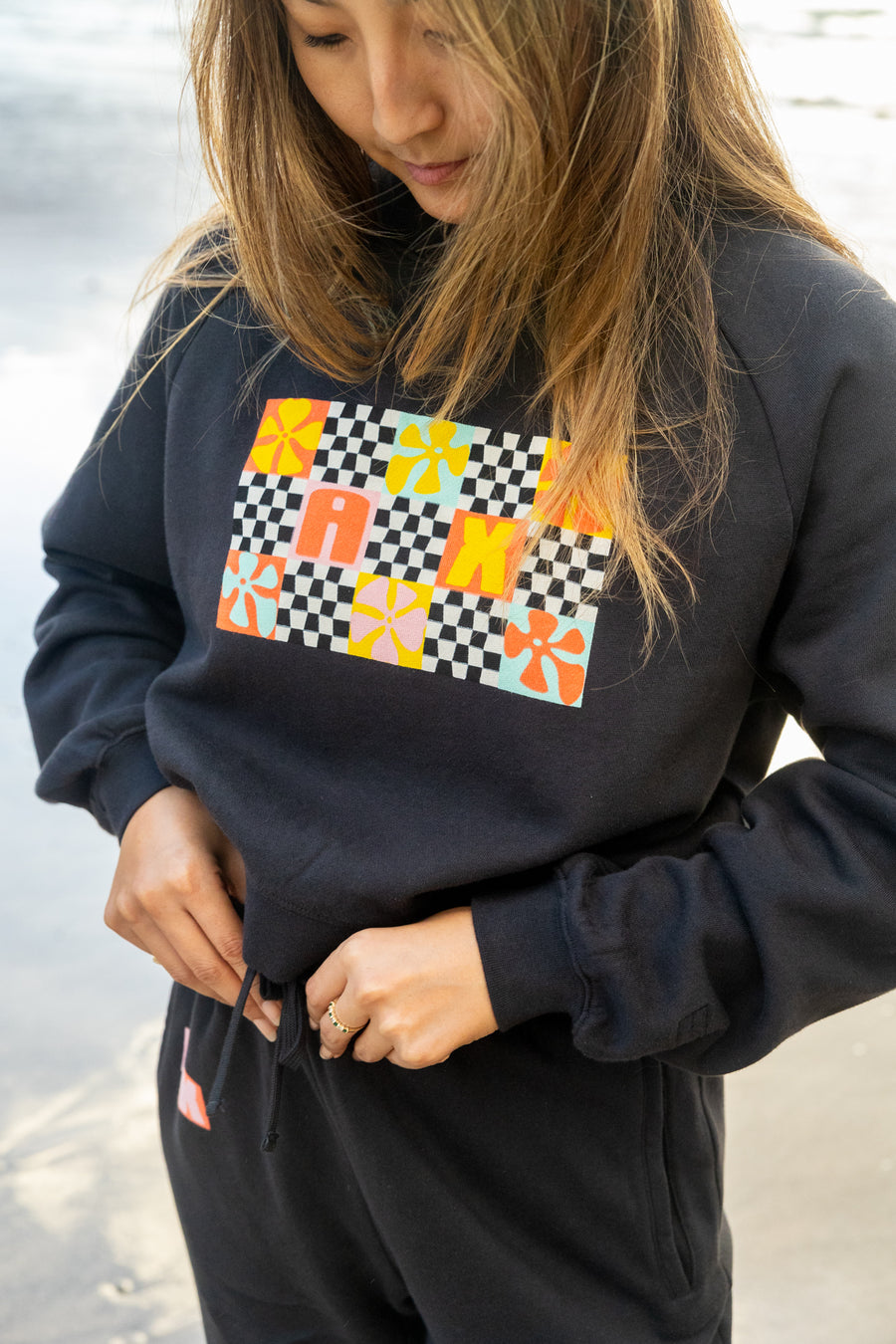 W's Patchy Cropped Boxy Pullover