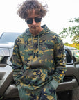 Camo Boar Unisex Pullover Hoodie