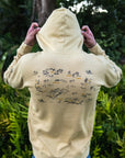 Kauai Map Unisex Pullover Hoodie