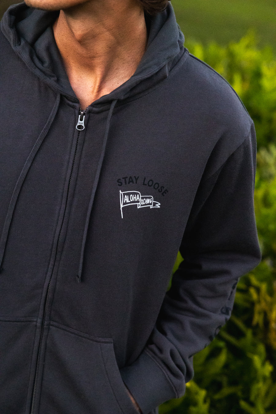 Stay Loose Unisex Zip Up Hoodie