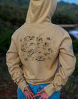 Kauai Map Unisex Pullover Hoodie