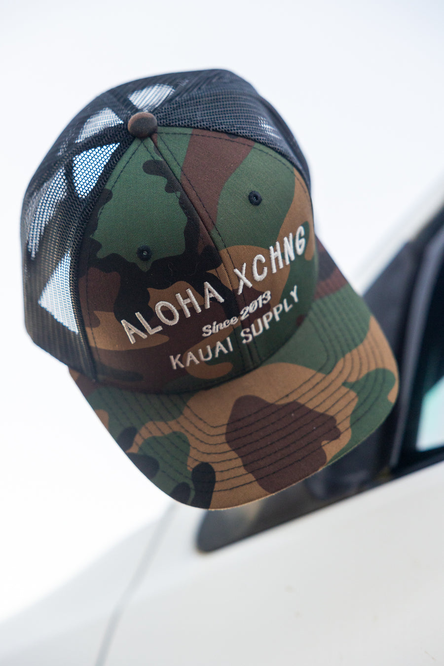 Kauai Supply Woodland Camo Trucker Hat