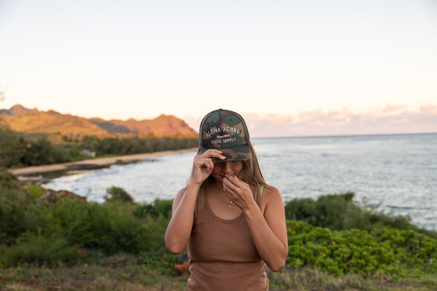 Kauai Supply Woodland Camo Trucker Hat