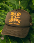 Laua'e Applique Foam Trucker