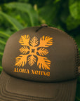 Laua'e Applique Foam Trucker