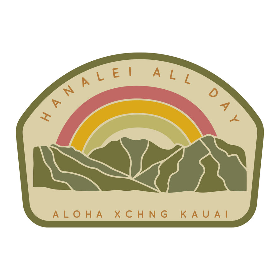 Hanalei All Day Sticker