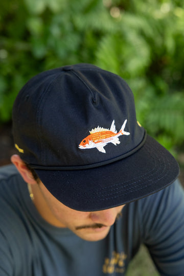 Menpachi Embroidered 5 Panel Unstructured Hat