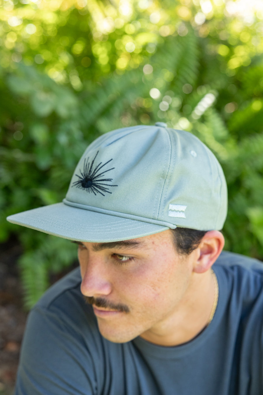 Wana Embroidered 5 Panel Unstructured Hat