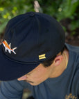 Menpachi Embroidered 5 Panel Unstructured Hat