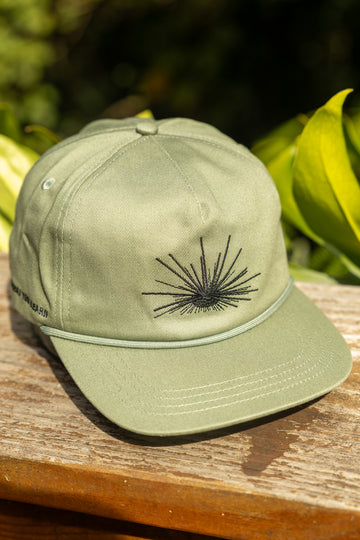 Wana Embroidered 5 Panel Unstructured Hat