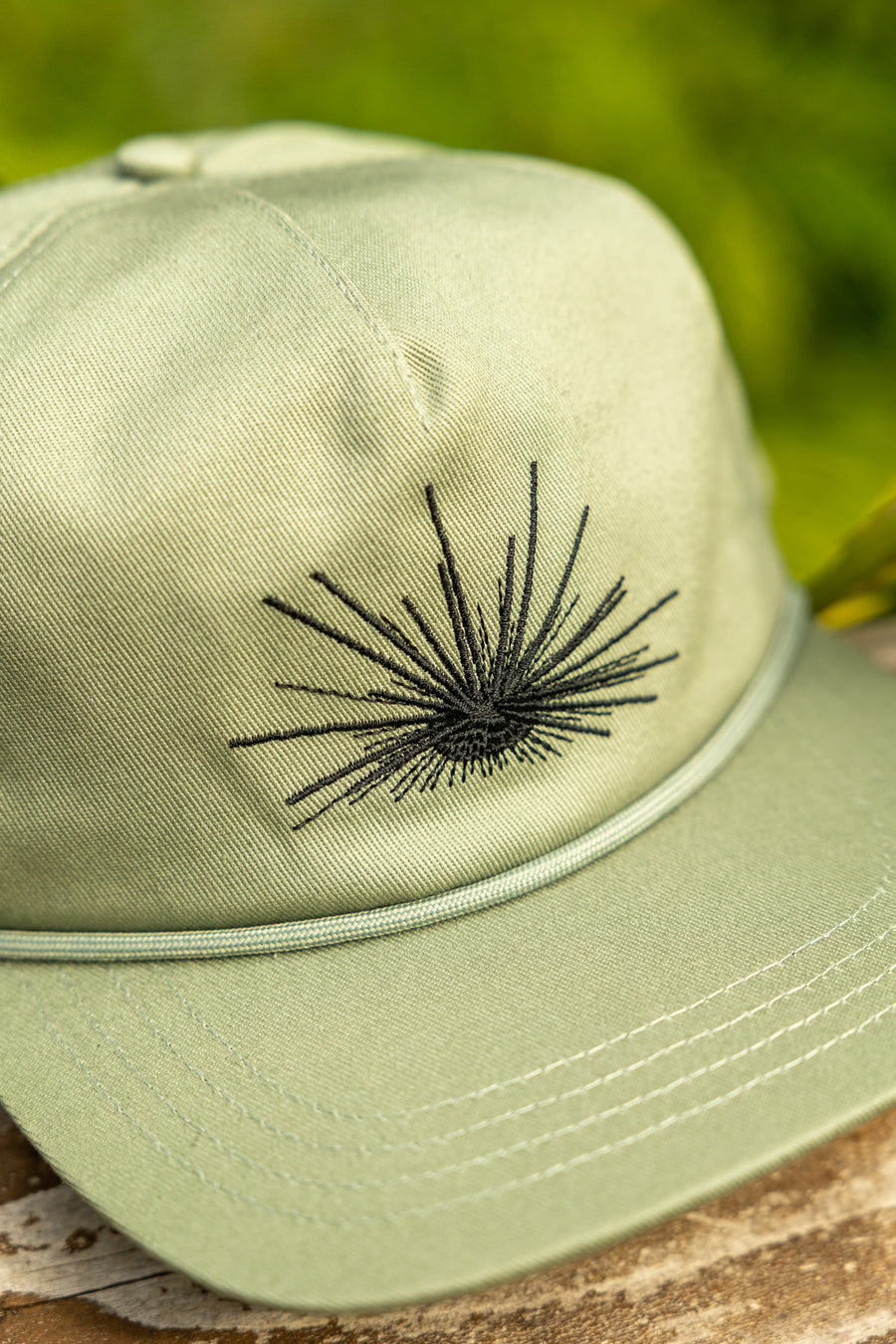 Wana Embroidered 5 Panel Unstructured Hat