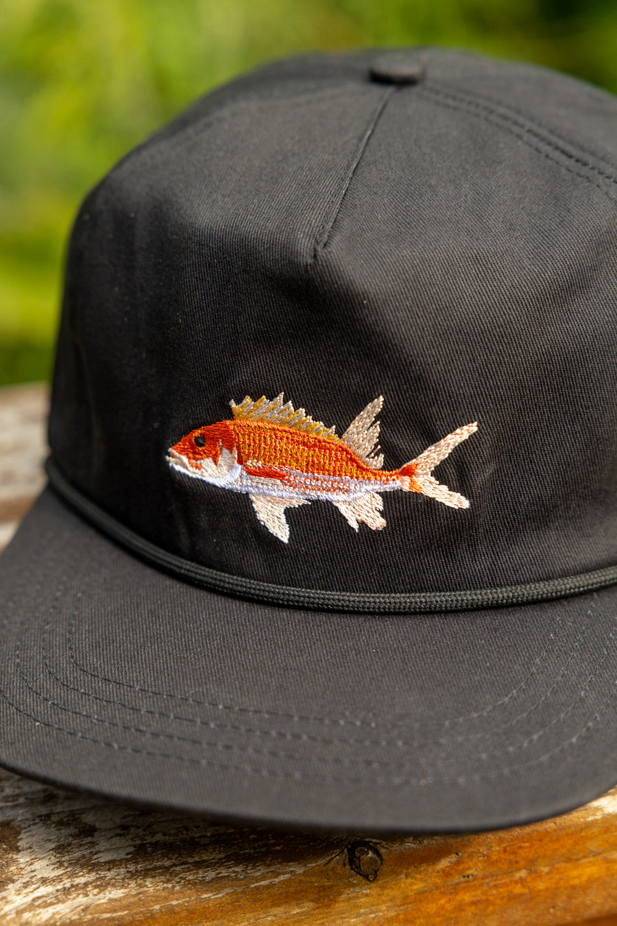 Menpachi Embroidered 5 Panel Unstructured Hat